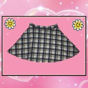 Plaid Circle Skirt